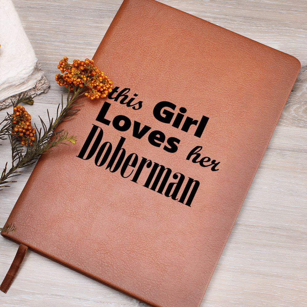 Doberman - Vegan Leather Journal