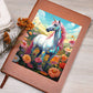 Cute Unicorn 040 - Vegan Leather Journal