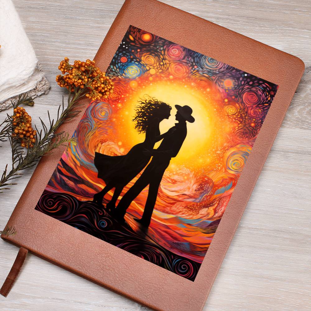 Valentine's Day Art 292 - Vegan Leather Journal