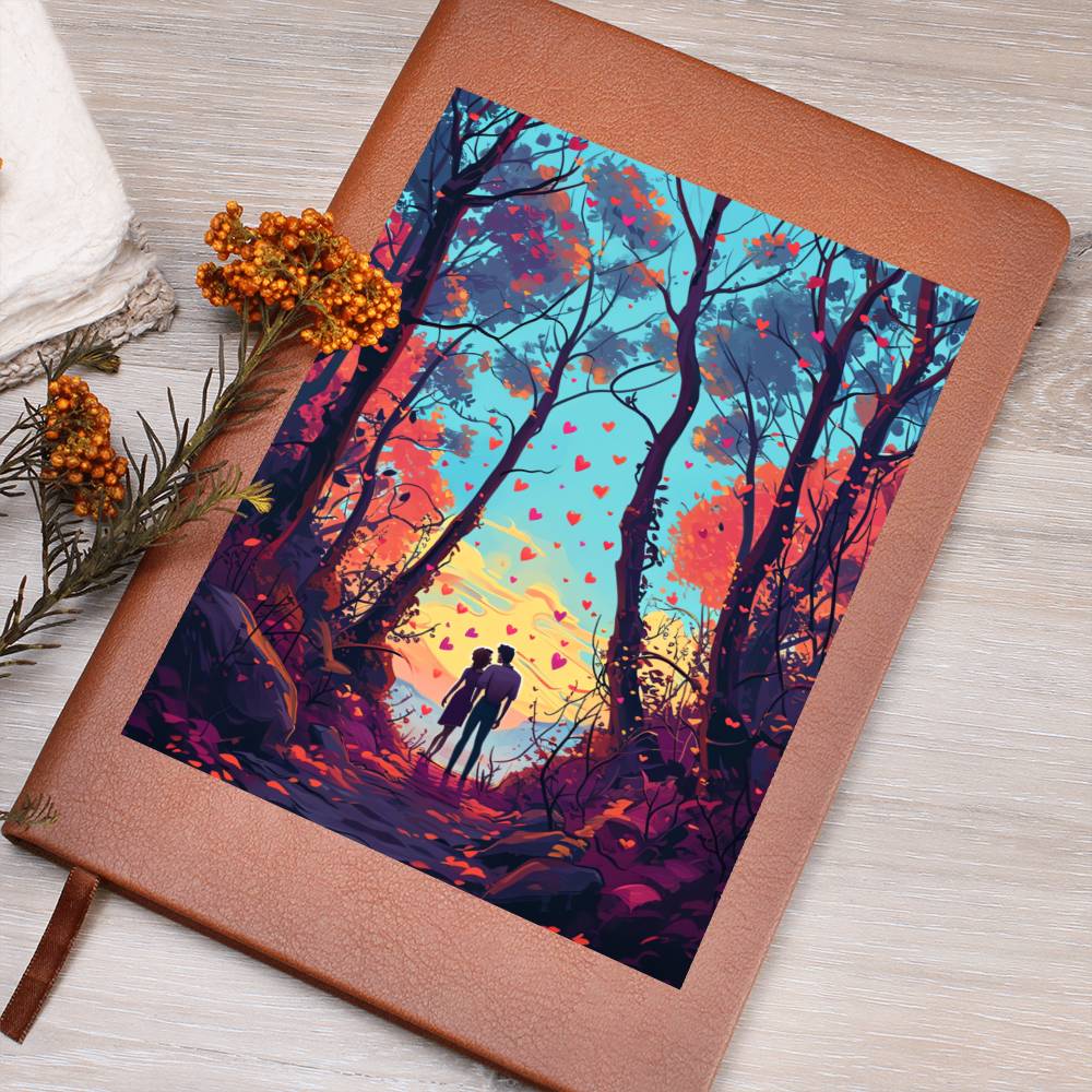 Valentine's Day Art 230 - Vegan Leather Journal