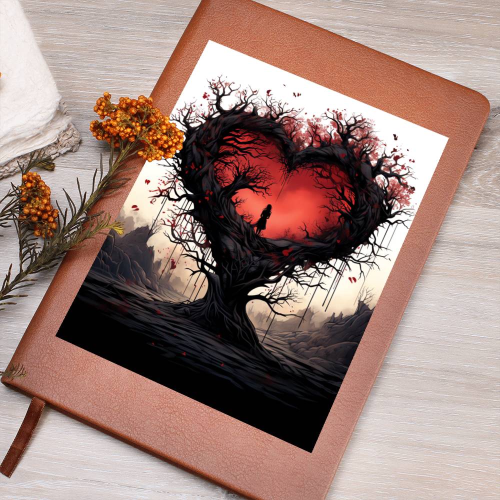 Valentine's Day Art 186 - Vegan Leather Journal