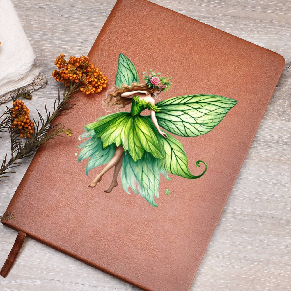 Magical Nature Forest Fairy 11 - Vegan Leather Journal
