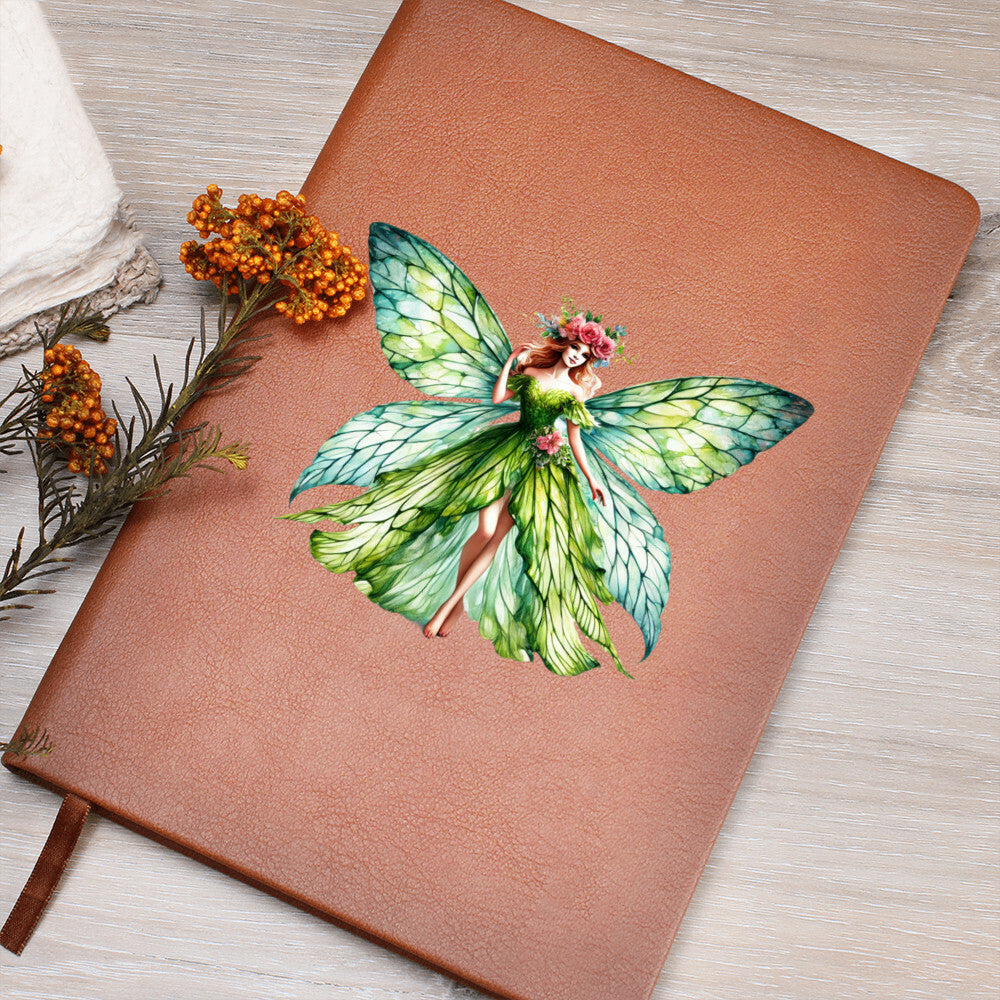 Magical Nature Forest Fairy 05 - Vegan Leather Journal