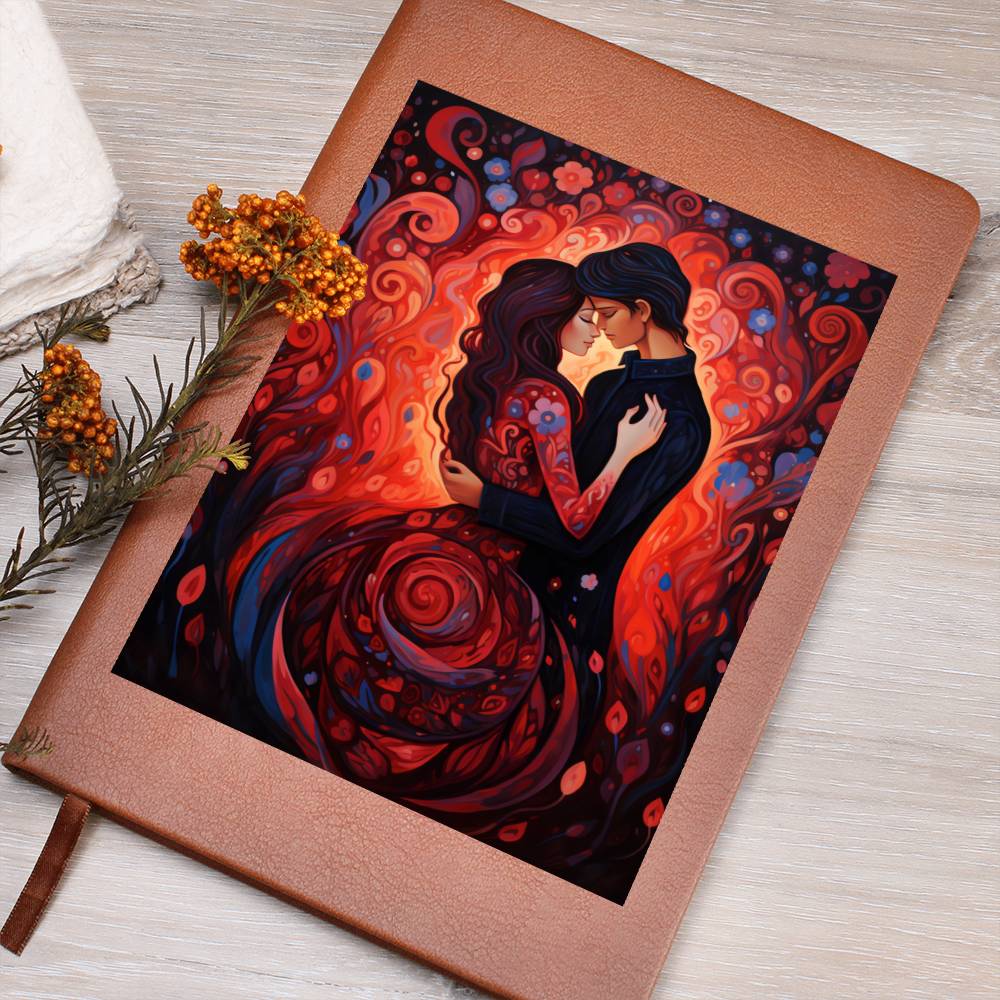 Valentine's Day Art 149 - Vegan Leather Journal