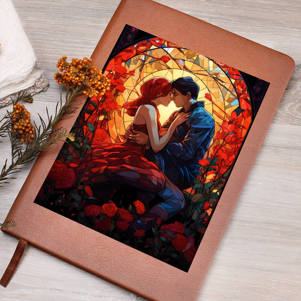 Valentine's Day Art 297 - Vegan Leather Journal