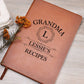 Grandma Lessie's Recipes - Vegan Leather Journal
