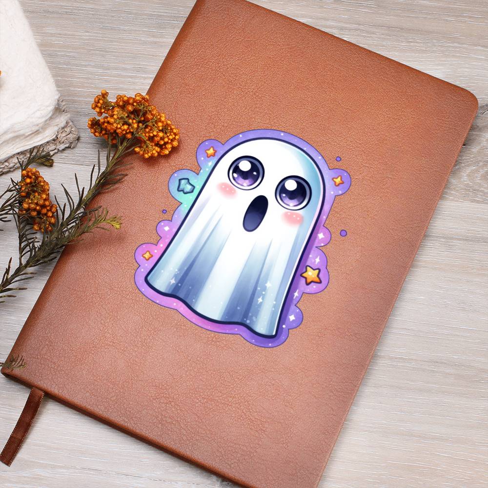 Cute Halloween Sticker 049 - Vegan Leather Journal