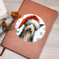 Christmas Dog - Scottish Deerhound - Vegan Leather Journal