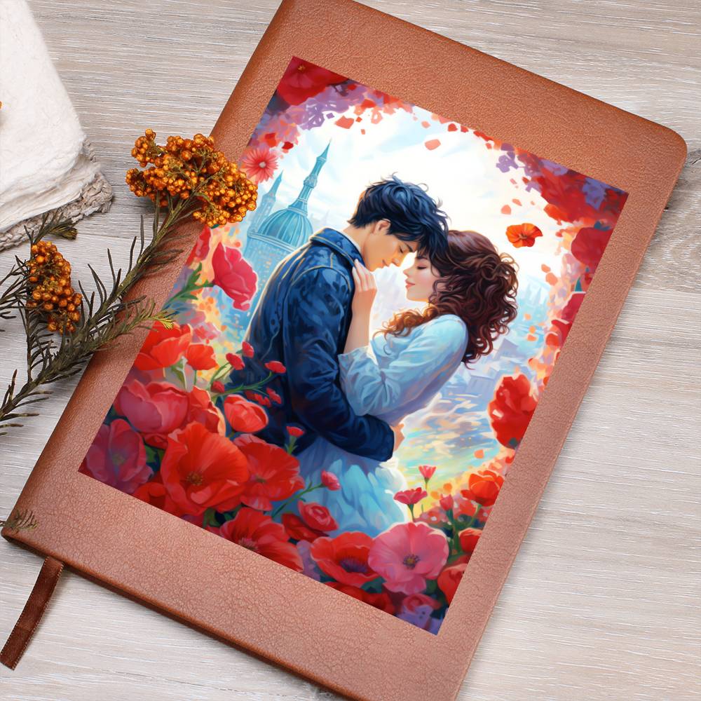 Valentine's Day Art 237 - Vegan Leather Journal