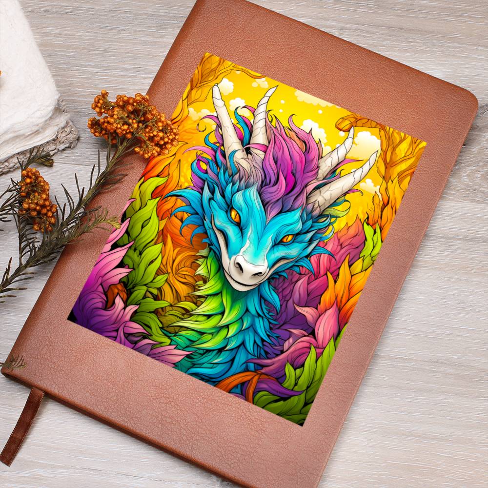 Majestic Dragon 014 - Vegan Leather Journal