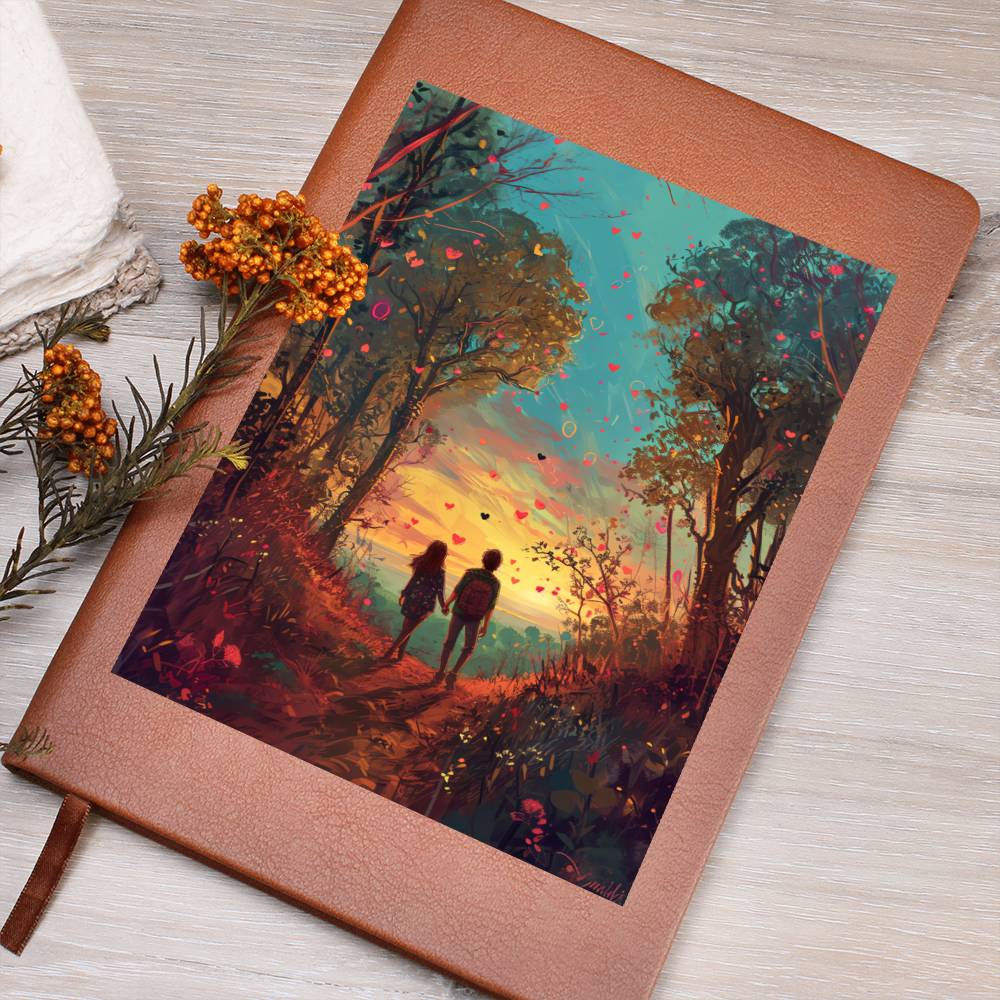 Valentine's Day Art 391 - Vegan Leather Journal