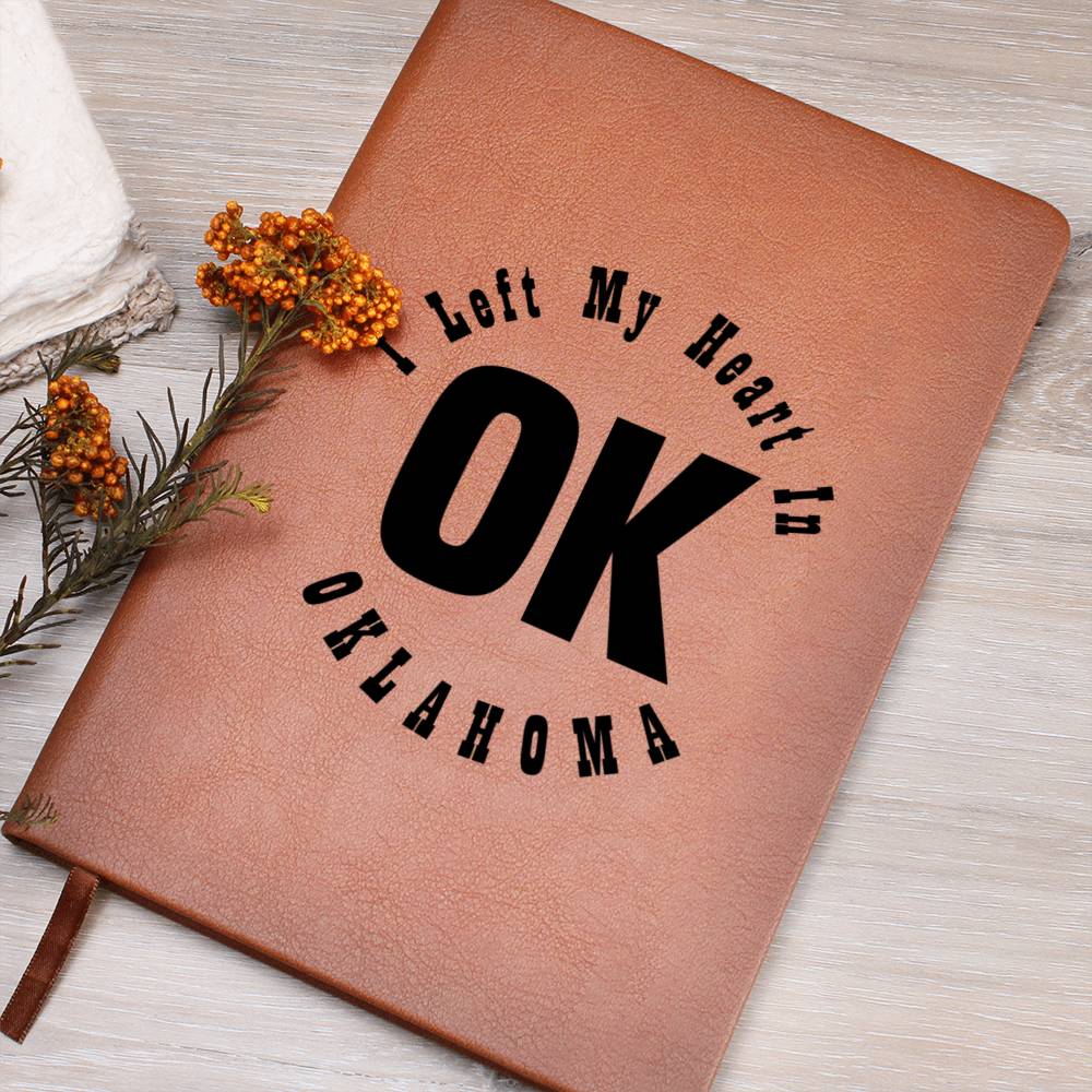 Heart In Oklahoma v01 - Vegan Leather Journal