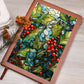 Christmas Stained Glass Design 034 - Vegan Leather Journal