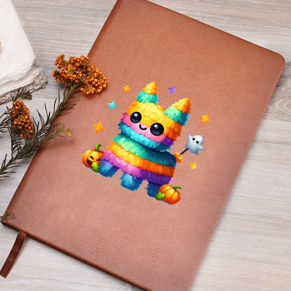 Cute Halloween Sticker 106 - Vegan Leather Journal
