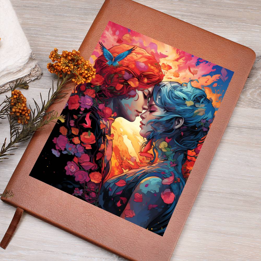 Valentine's Day Art 176 - Vegan Leather Journal