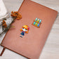 Cute Back to School Sticker 038 - Vegan Leather Journal