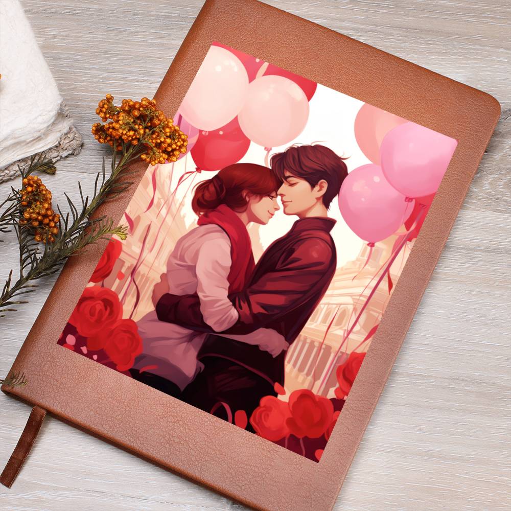Valentine's Day Art 103 - Vegan Leather Journal