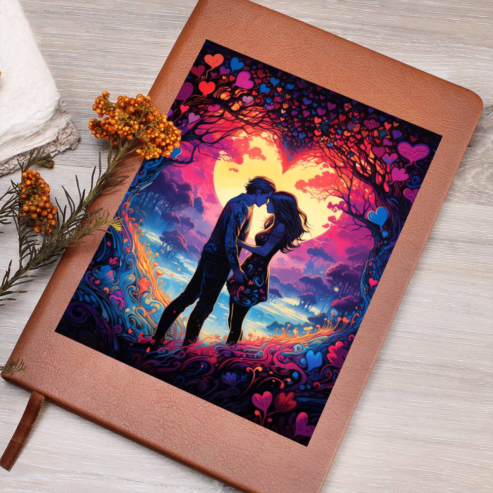 Valentine's Day Art 116 - Vegan Leather Journal