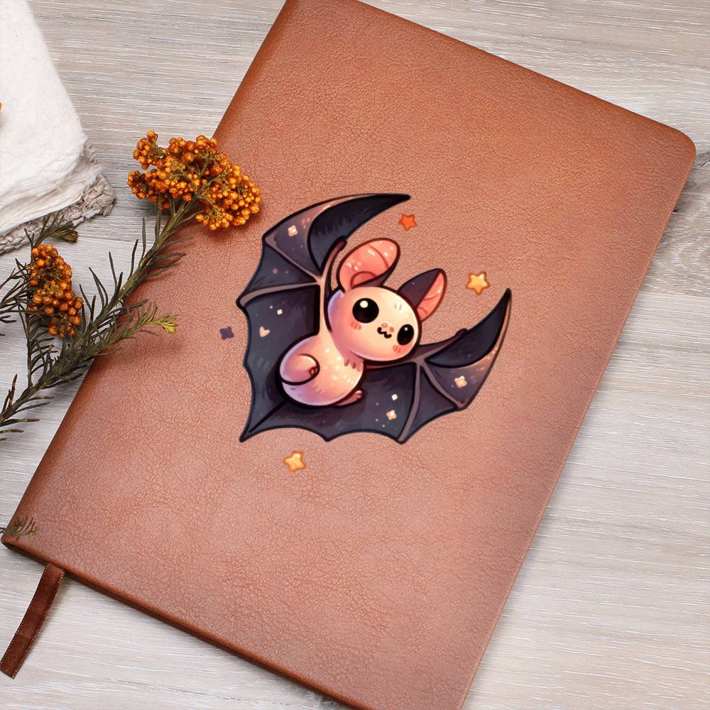 Cute Halloween Sticker 040 - Vegan Leather Journal