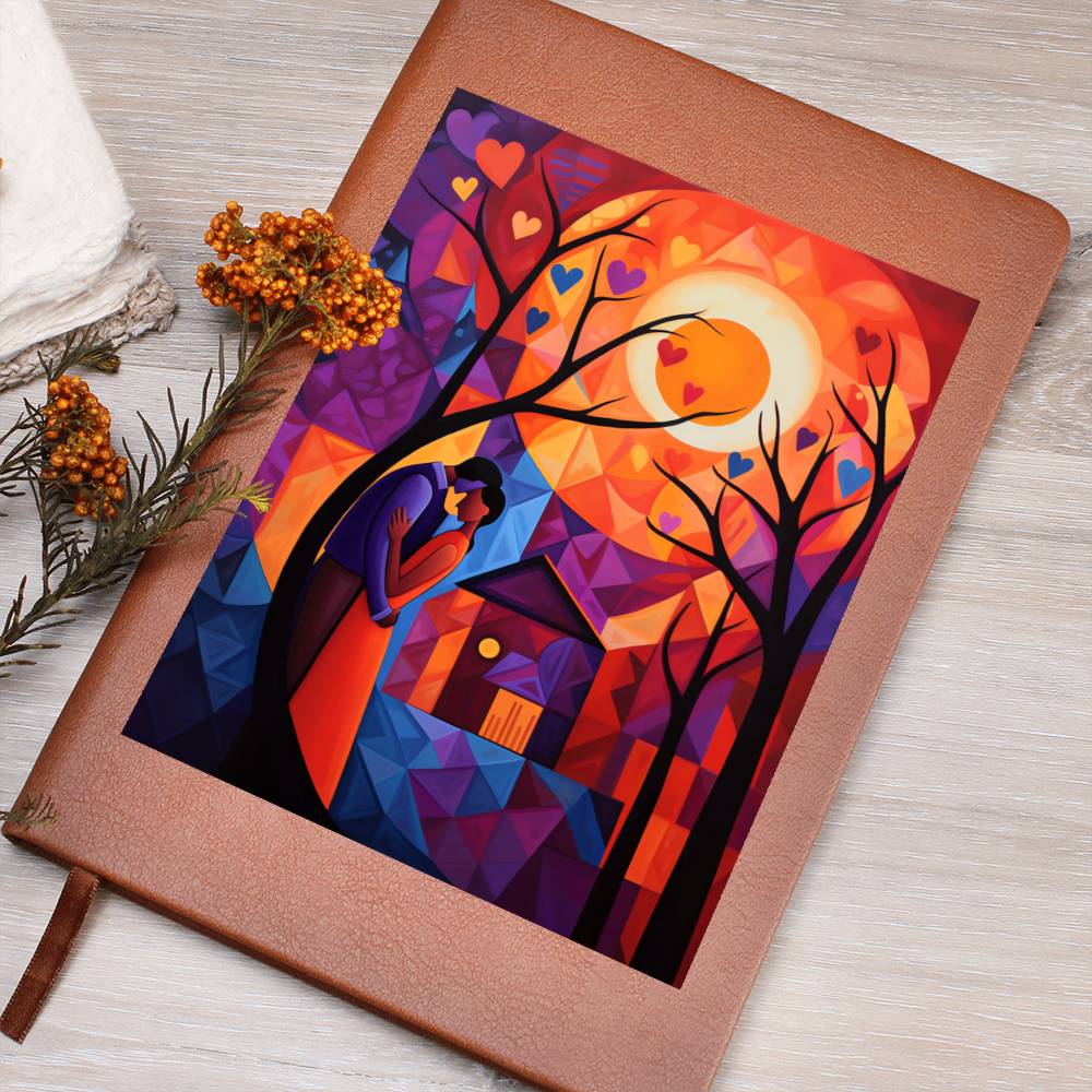 Valentine's Day Art 329 - Vegan Leather Journal