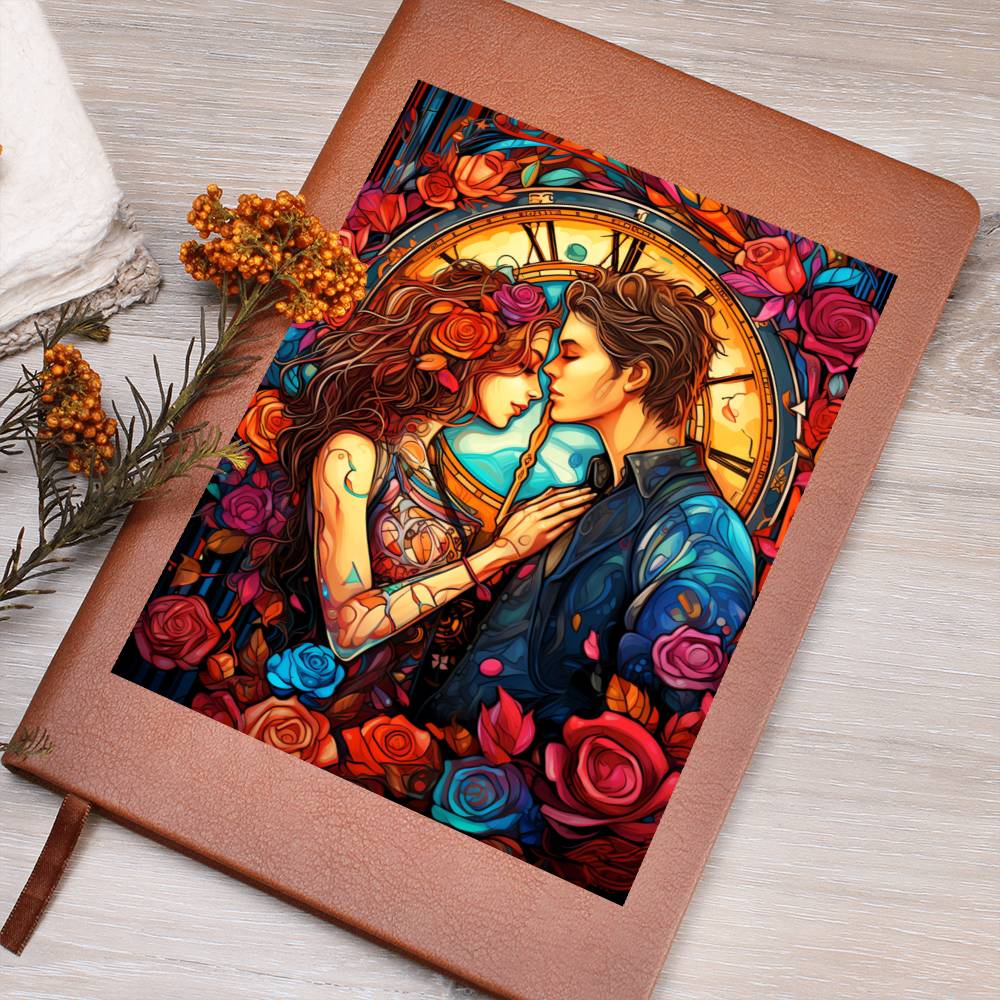 Valentine's Day Art 467 - Vegan Leather Journal