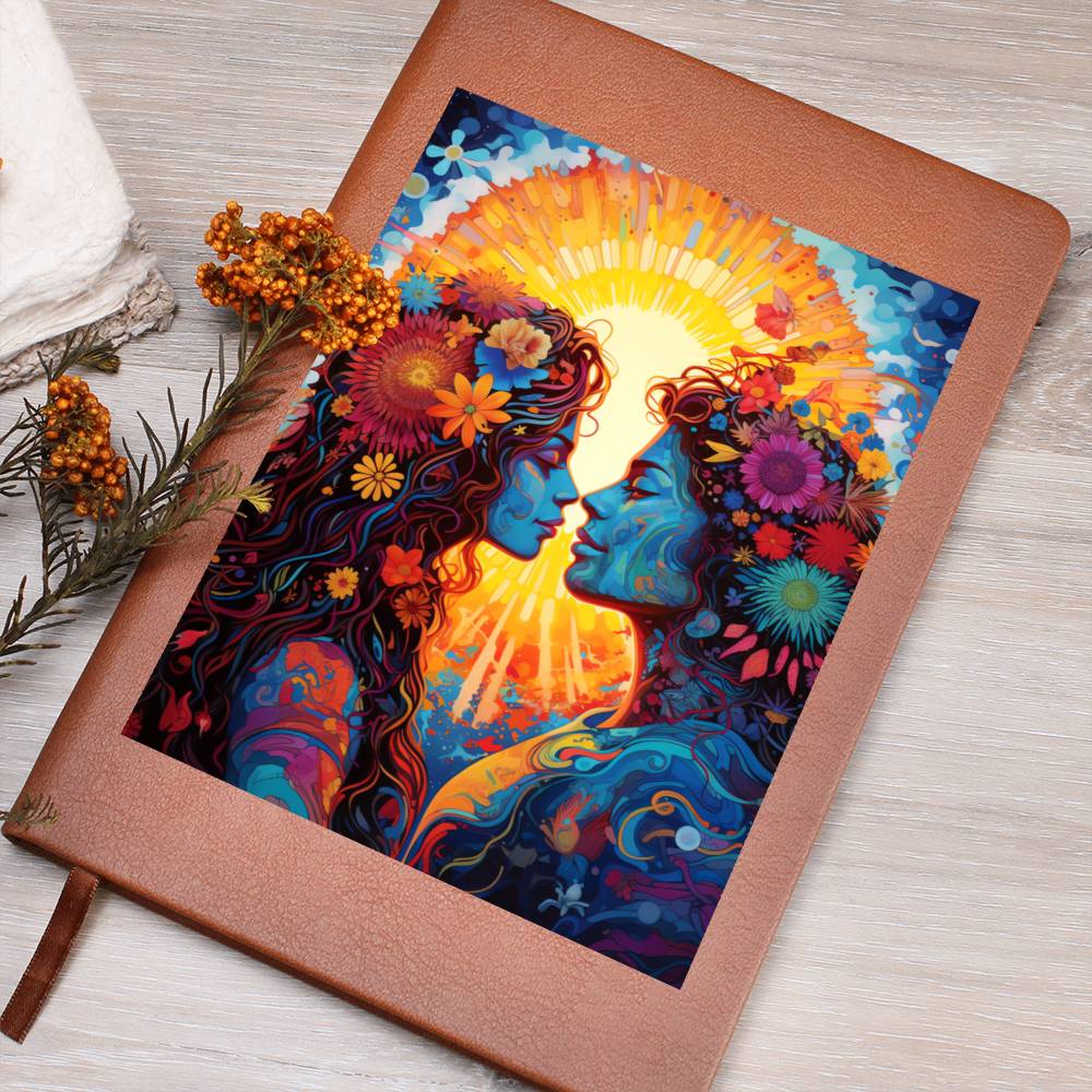 Valentine's Day Art 016 - Vegan Leather Journal