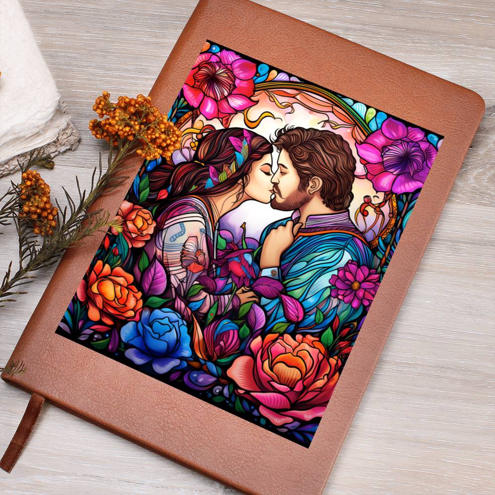 Valentine's Day Art 264 - Vegan Leather Journal