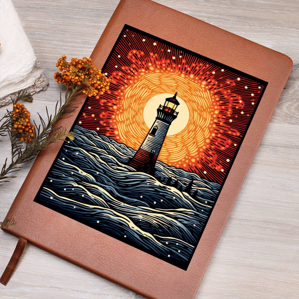 Minimalist BOHO Art 071 - Vegan Leather Journal