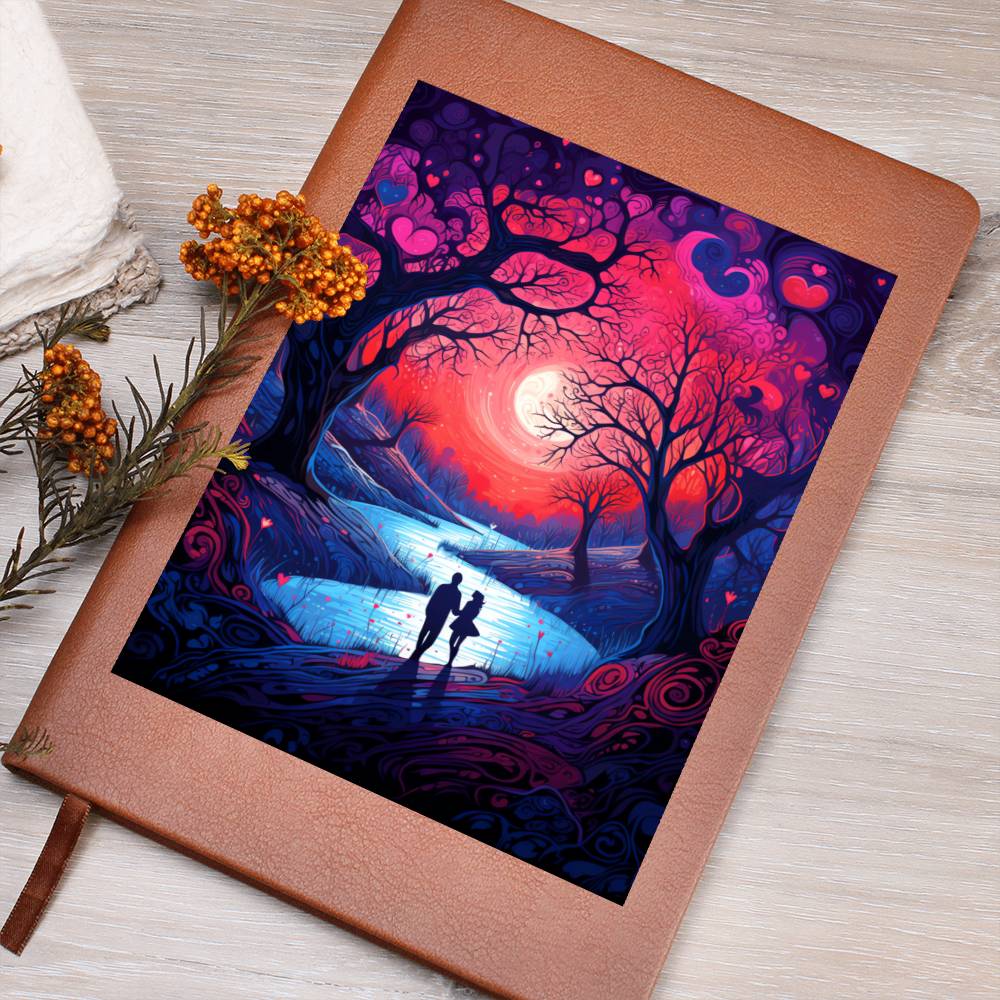 Valentine's Day Art 154 - Vegan Leather Journal