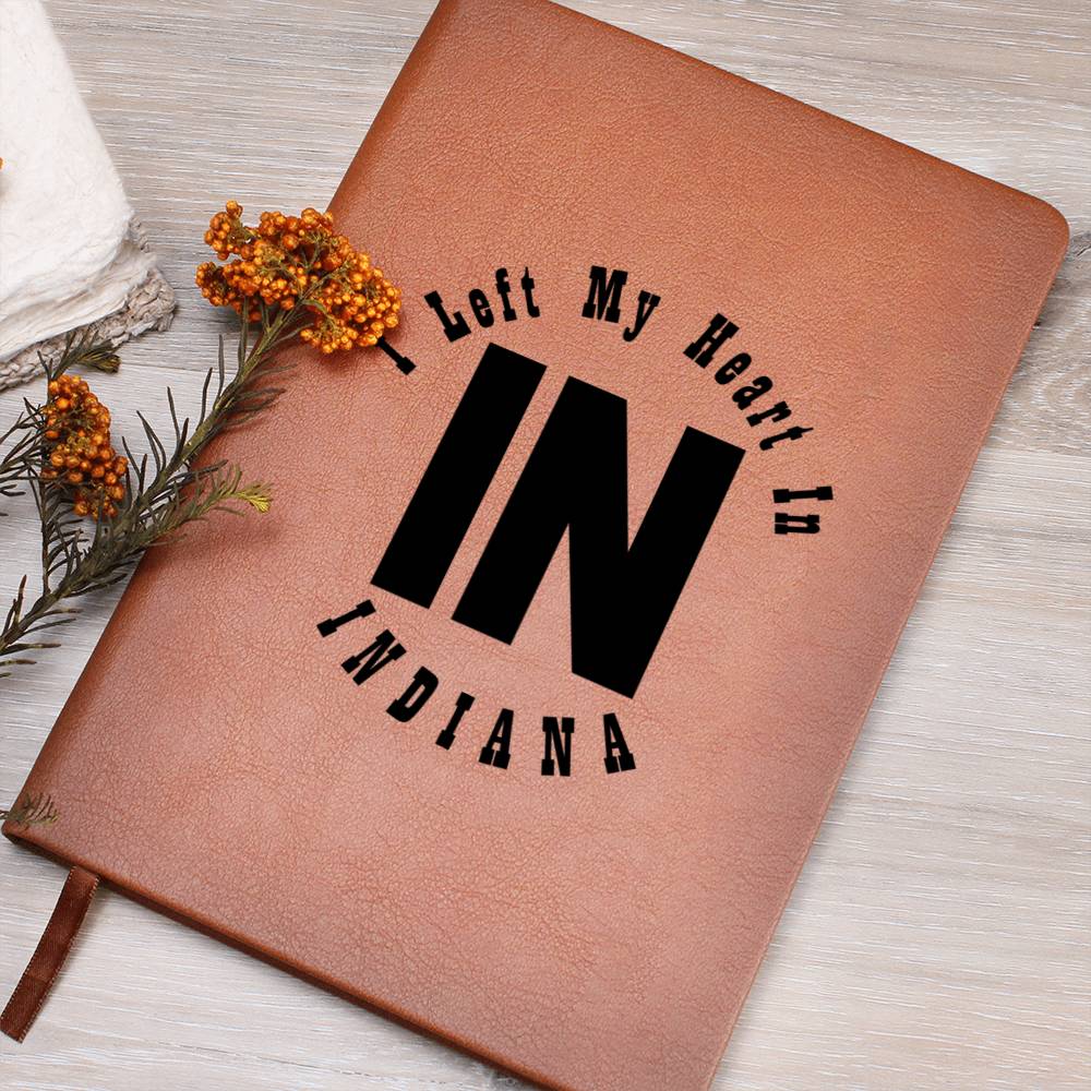 Heart In Indiana v01 - Vegan Leather Journal