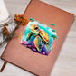 Cute Sea Turtle 002 - Vegan Leather Journal