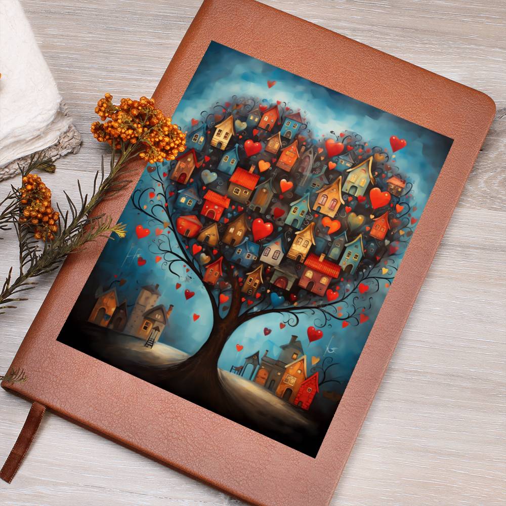 Valentine's Day Art 131 - Vegan Leather Journal