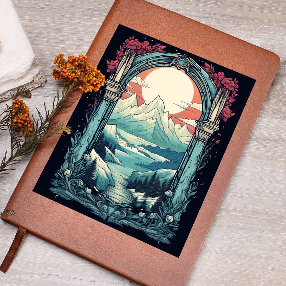 Minimalist BOHO Art 117 - Vegan Leather Journal