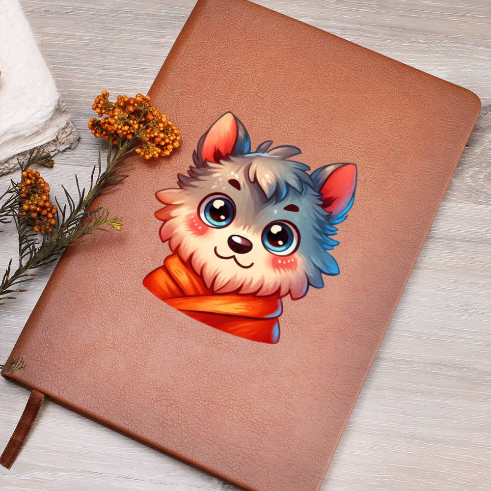 Cute Halloween Sticker 080 - Vegan Leather Journal
