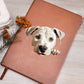 Dogo Argentino Peeking - Vegan Leather Journal