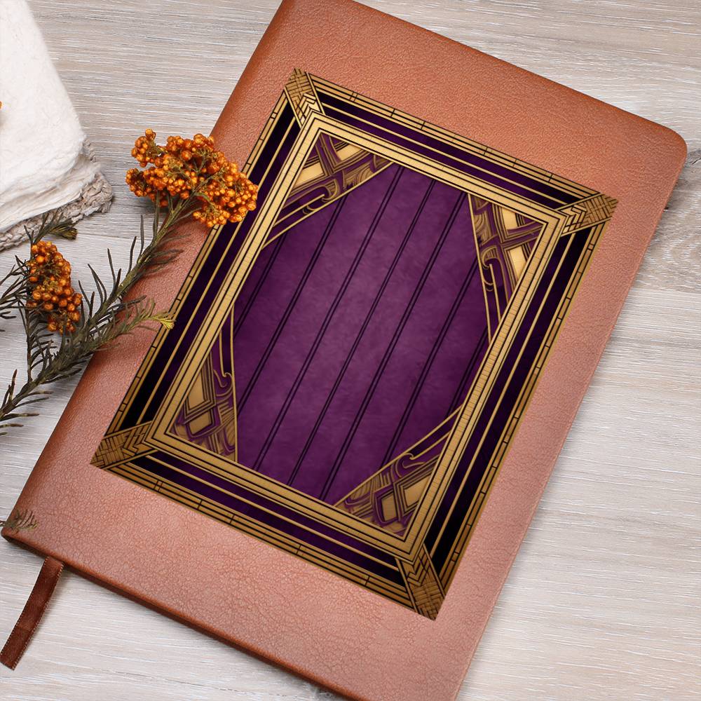 Ornate Gold Cover 108 - Vegan Leather Journal