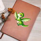 Colorful Baby Dinosaur 001 - Vegan Leather Journal