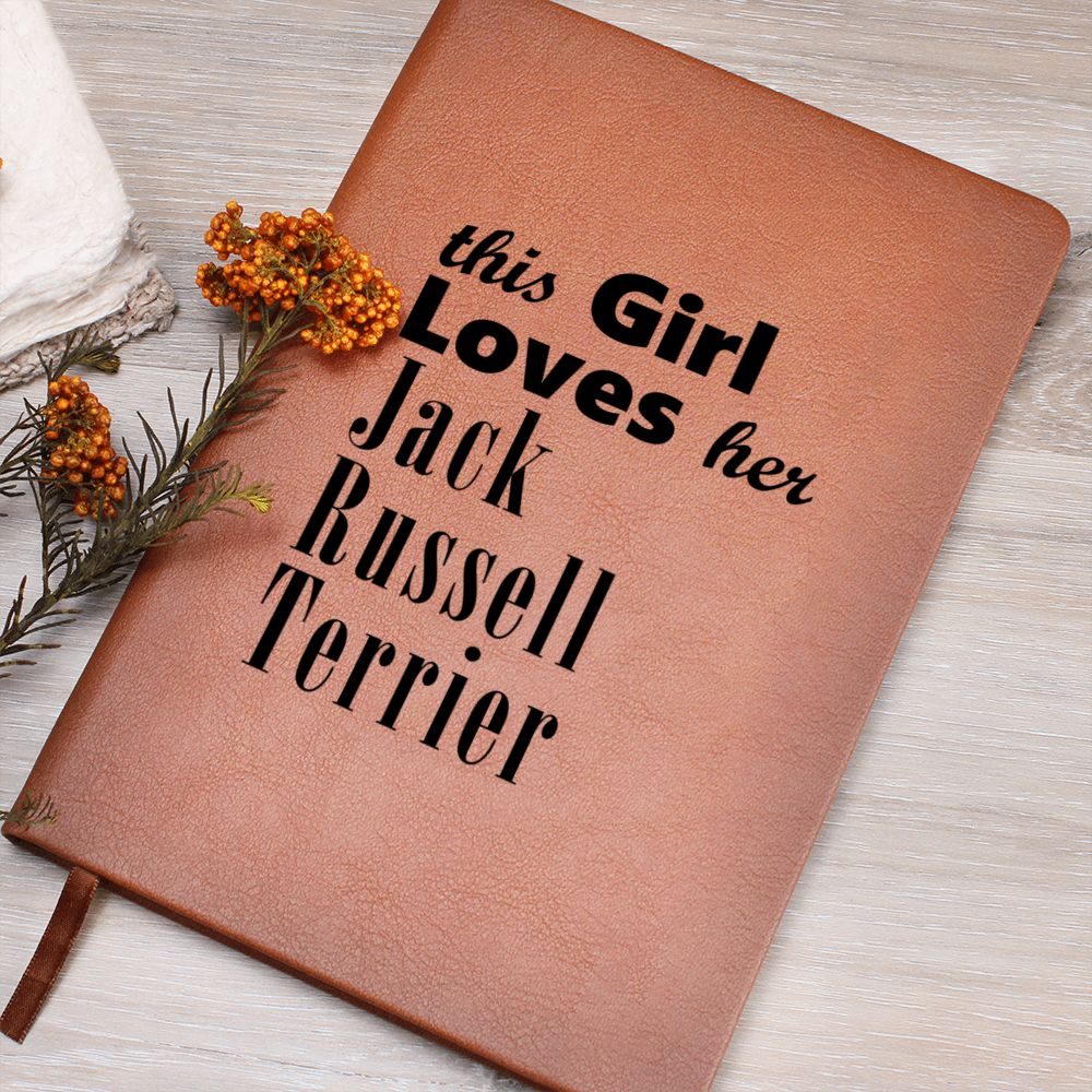 Jack Russell Terrier - Vegan Leather Journal
