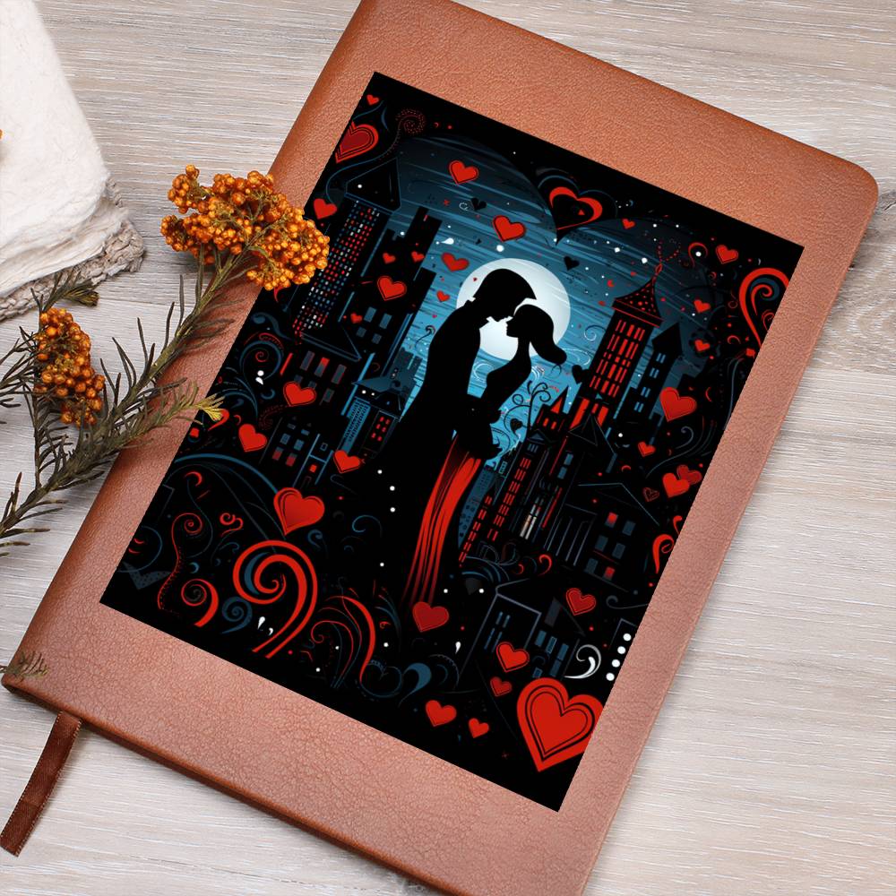 Valentine's Day Art 445 - Vegan Leather Journal
