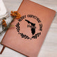 Merry Christmas From Florida - Vegan Leather Journal