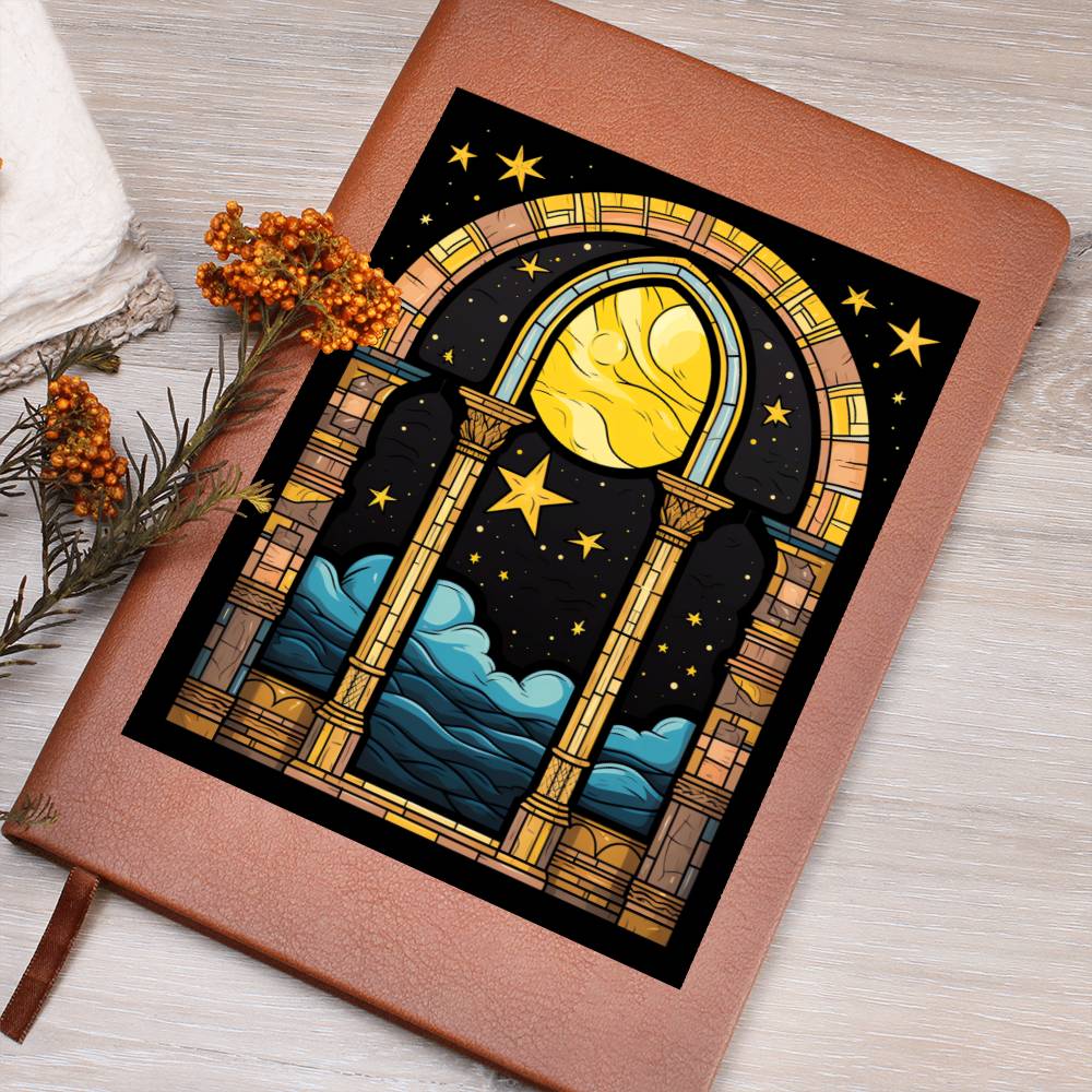 Minimalist BOHO Art 133 - Vegan Leather Journal