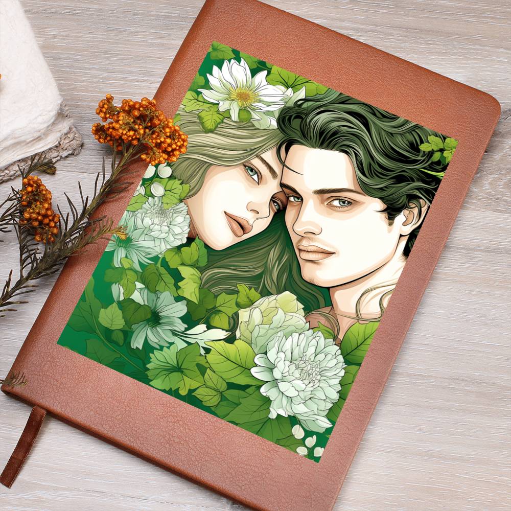 Valentine's Day Art 042 - Vegan Leather Journal