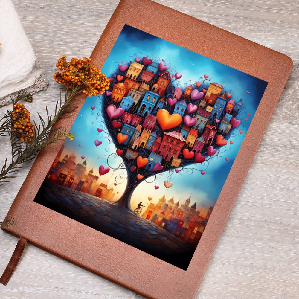 Valentine's Day Art 130 - Vegan Leather Journal