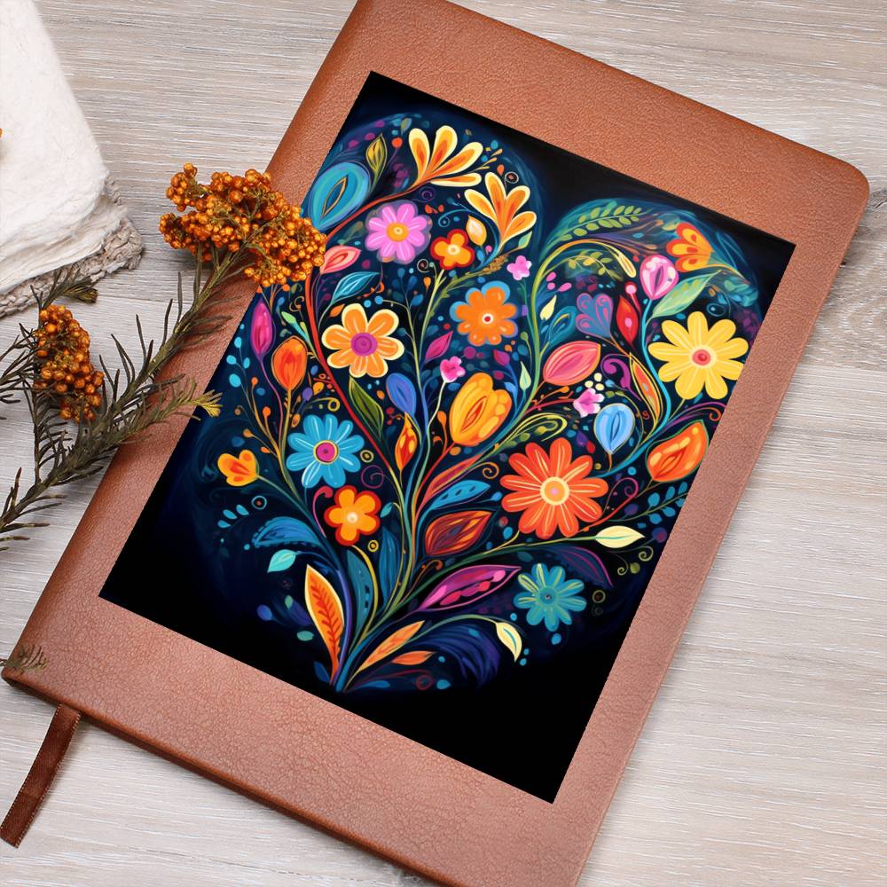 Valentine's Day Art 133 - Vegan Leather Journal