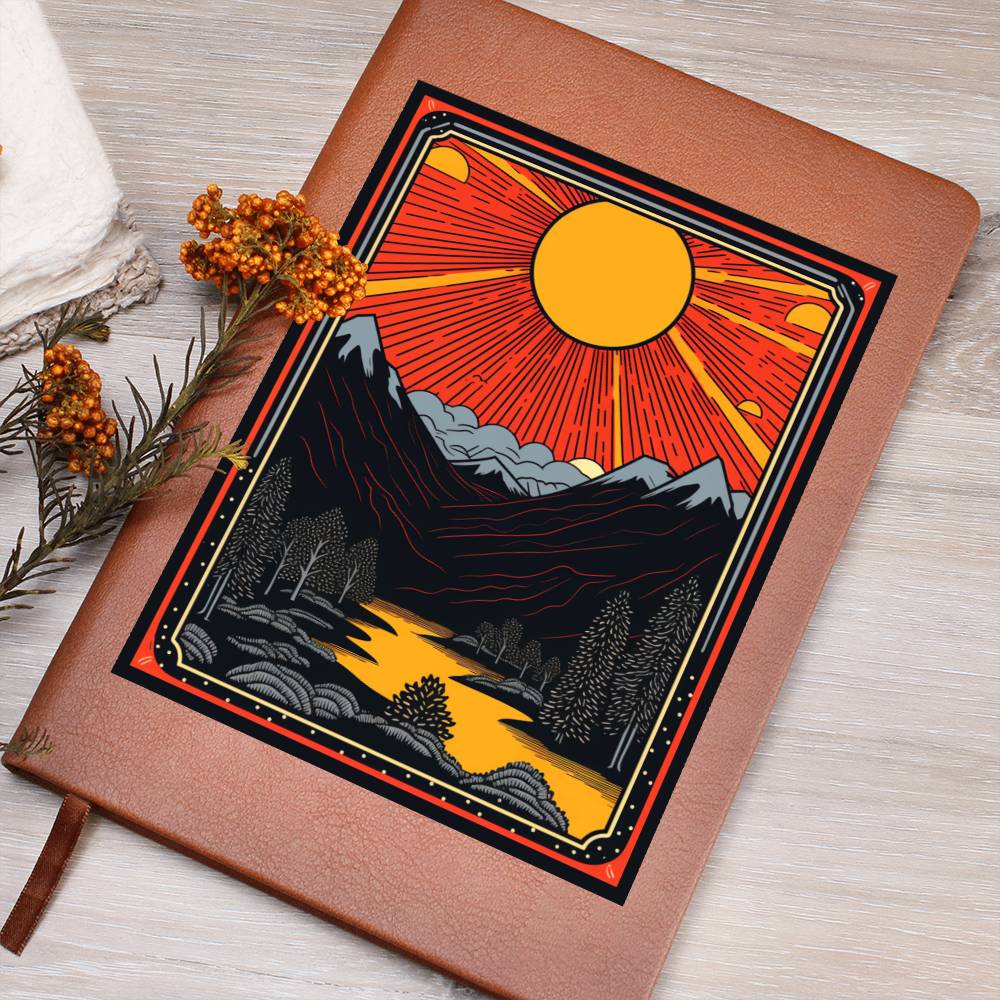 Minimalist BOHO Art 059 - Vegan Leather Journal