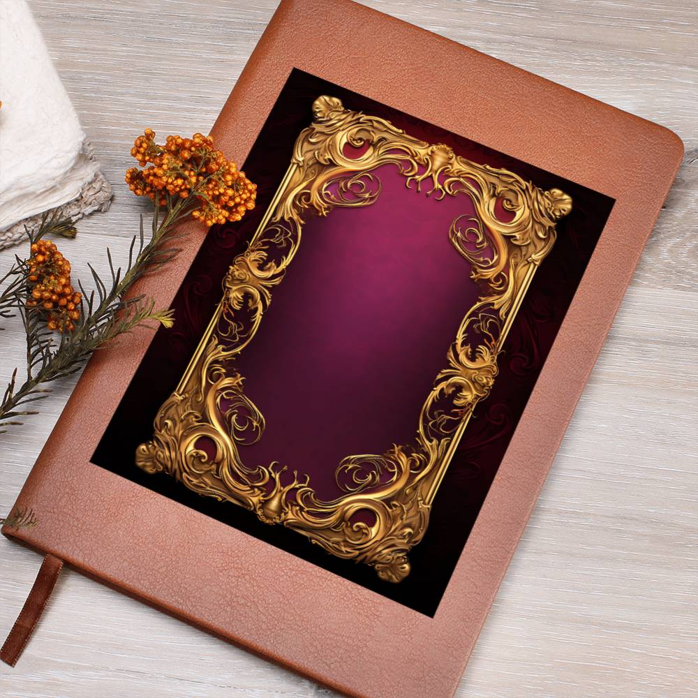 Ornate Gold Cover 109 - Vegan Leather Journal