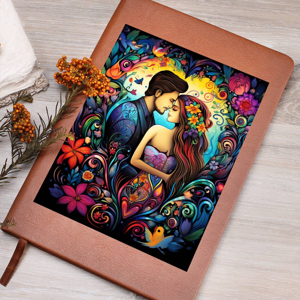 Valentine's Day Art 284 - Vegan Leather Journal