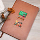 Cute Back to School Sticker 037 - Vegan Leather Journal