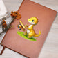 Colorful Baby Dinosaur 057 - Vegan Leather Journal
