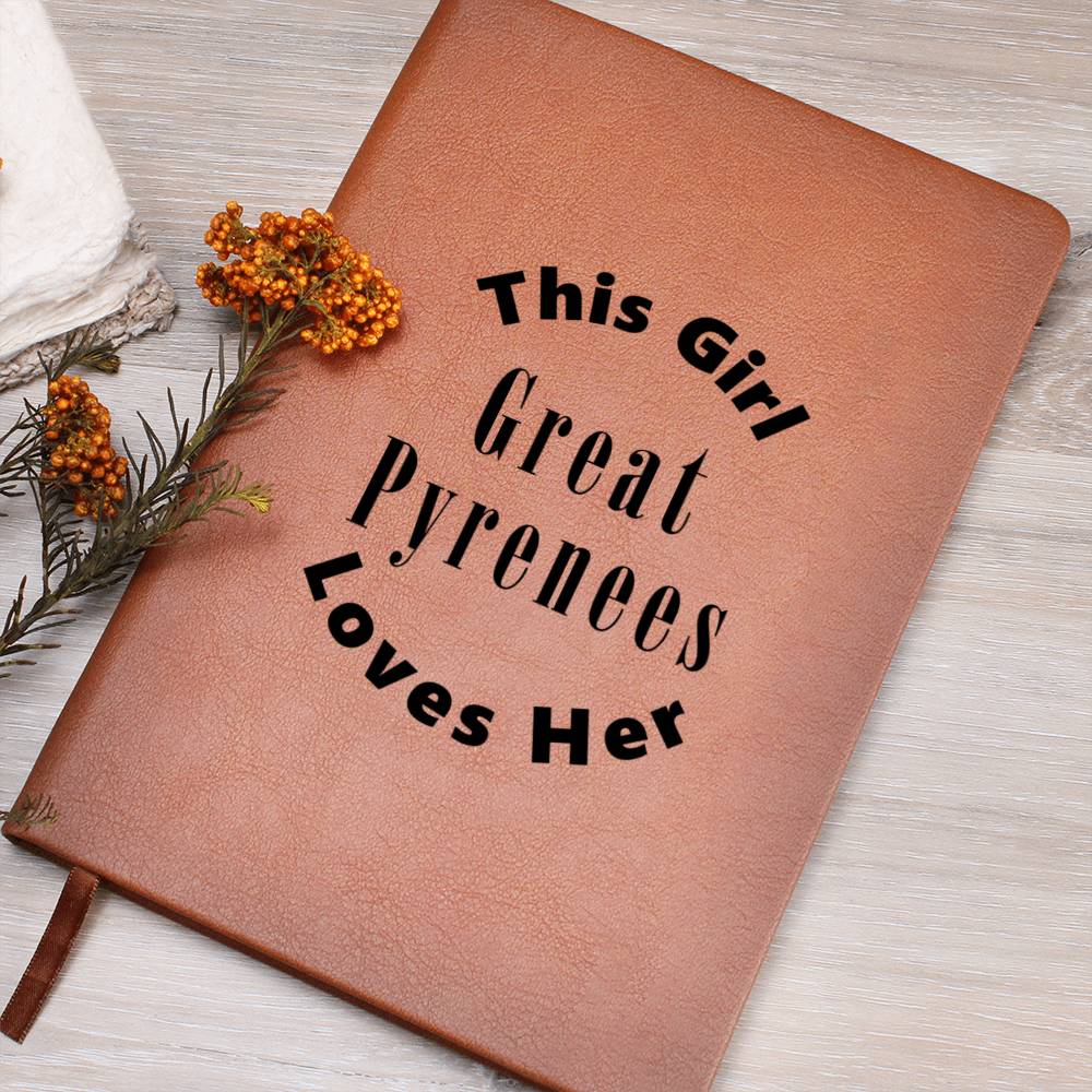 Great Pyrenees v2 - Vegan Leather Journal